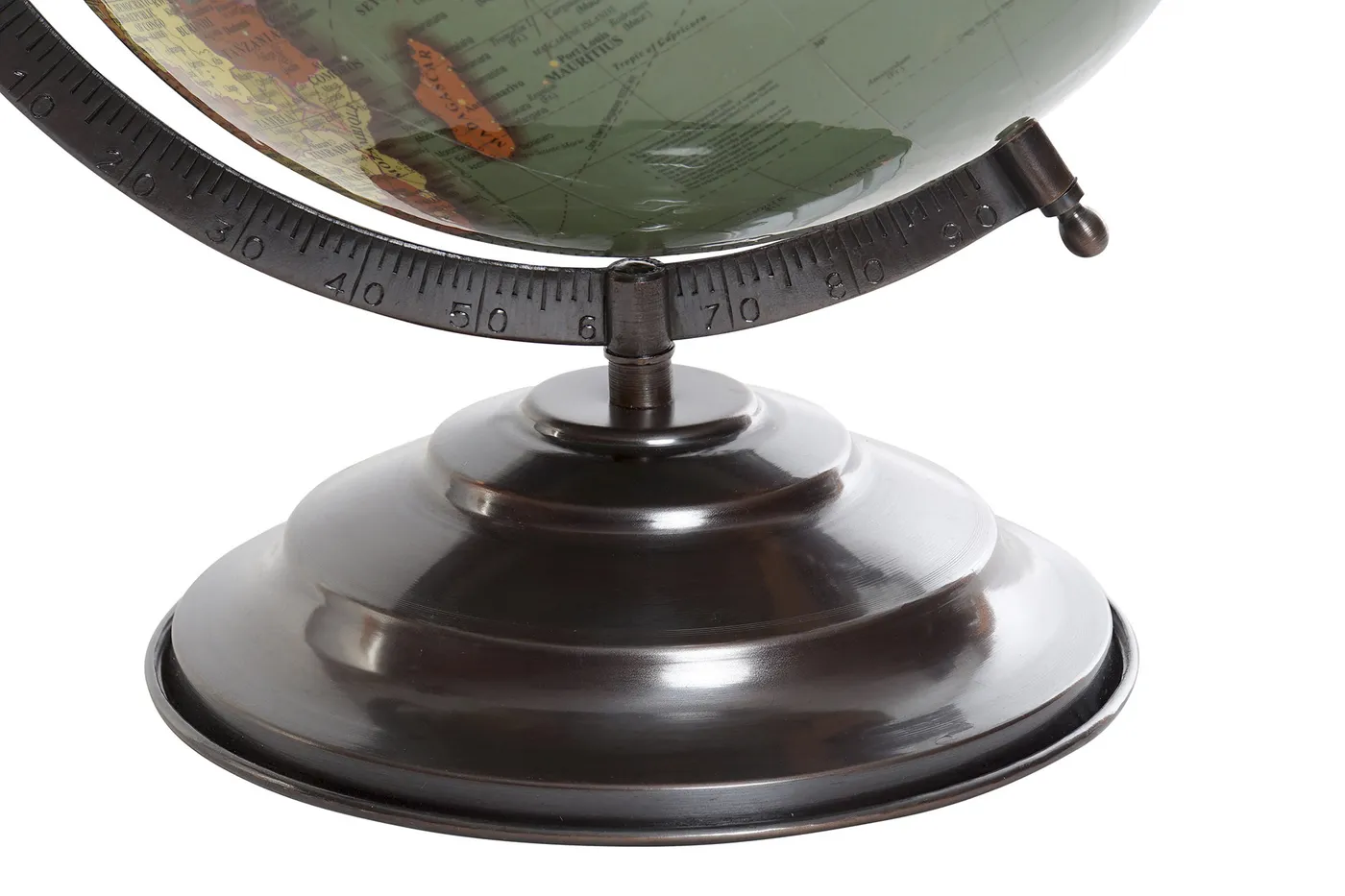 Plastic iron globe – green — Photo 2