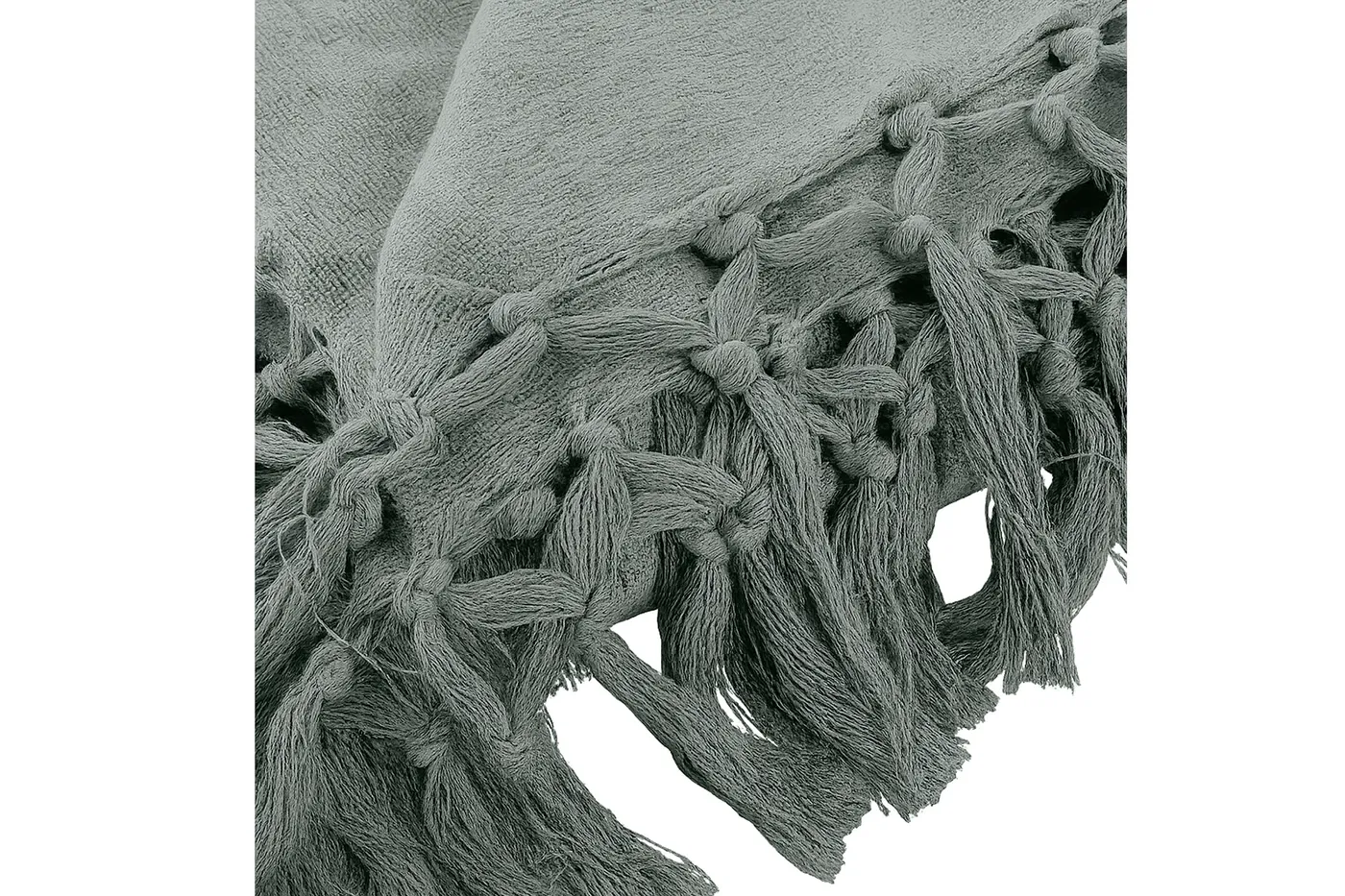 Cotton throw – turquoise — Photo 2