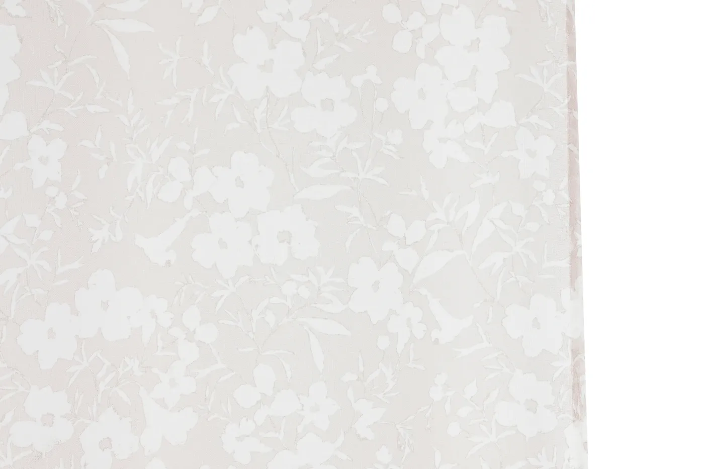 Gordijn met ringen van polyester beige — Foto 2