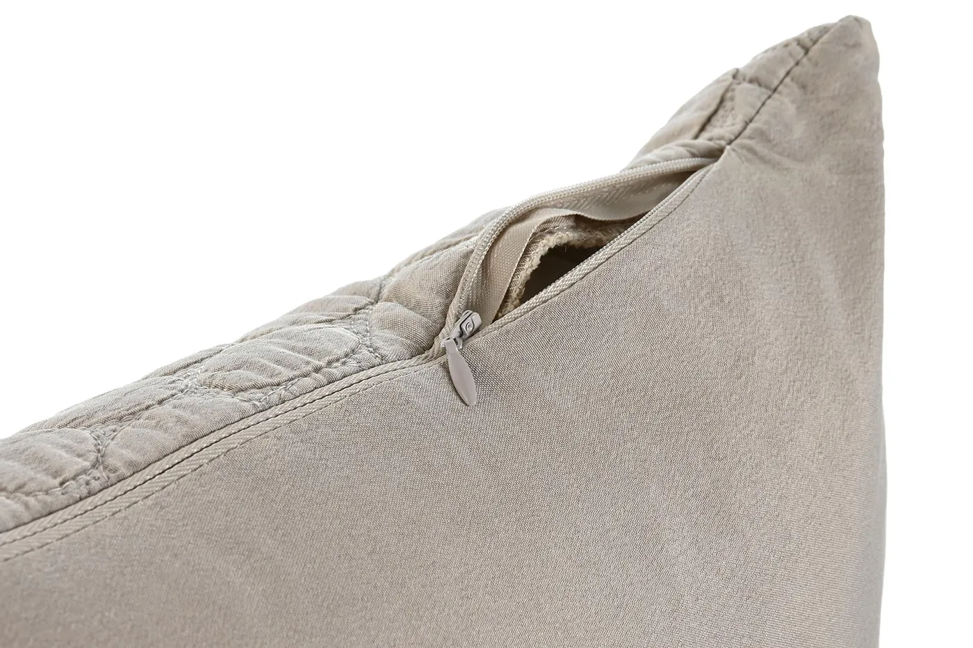 Coussin en polyester beige — Photo 2