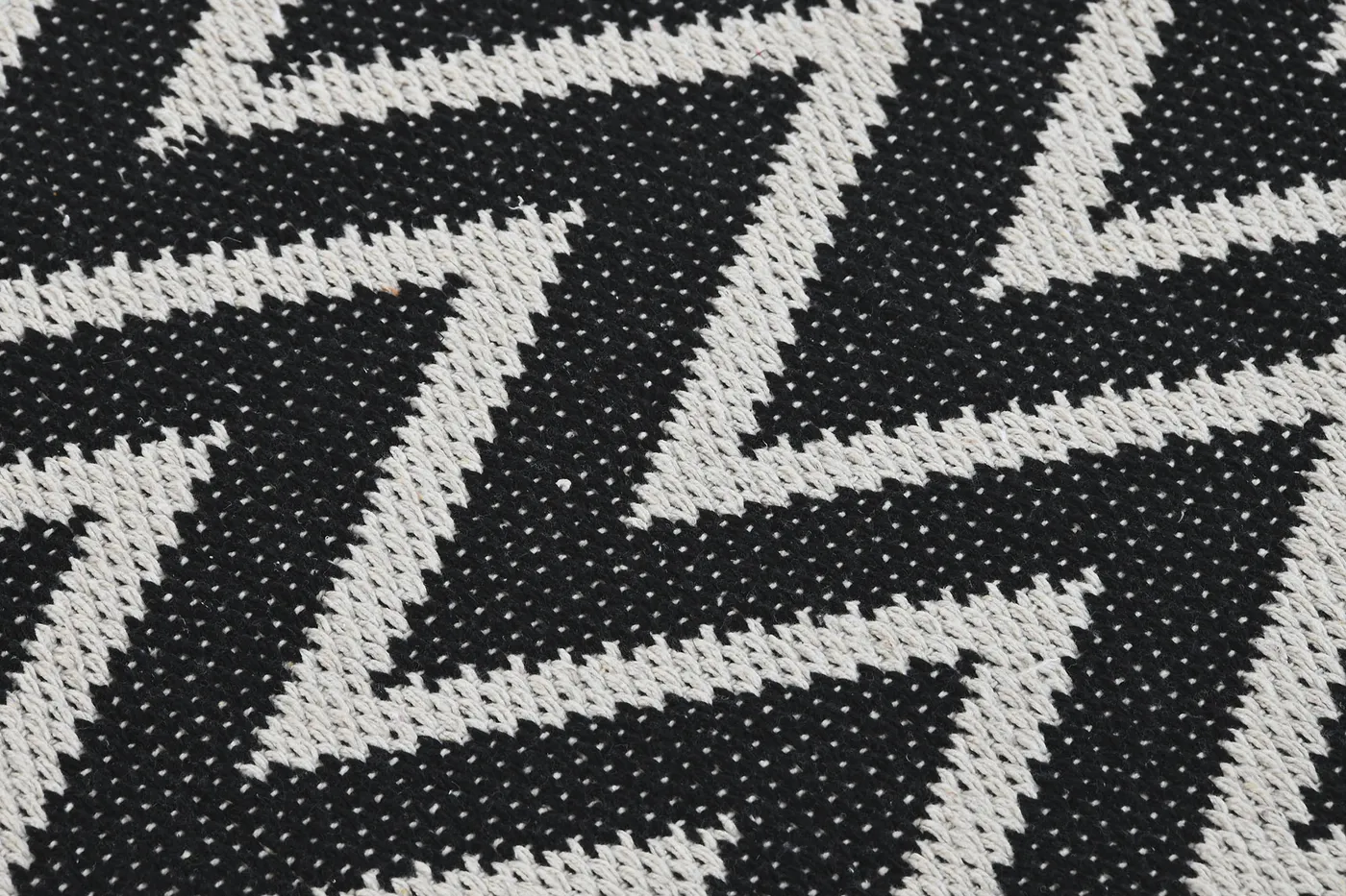 Zigzag vloerkleed van katoen — Foto 2