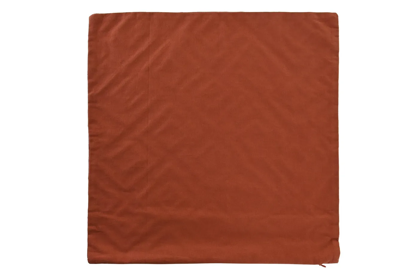 Funda de cojín geométrica de algodón y terracota — Foto 2