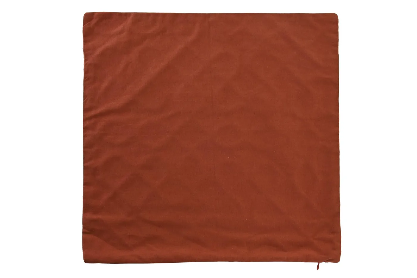 Cotton terracotta cushion cover — Photo 2