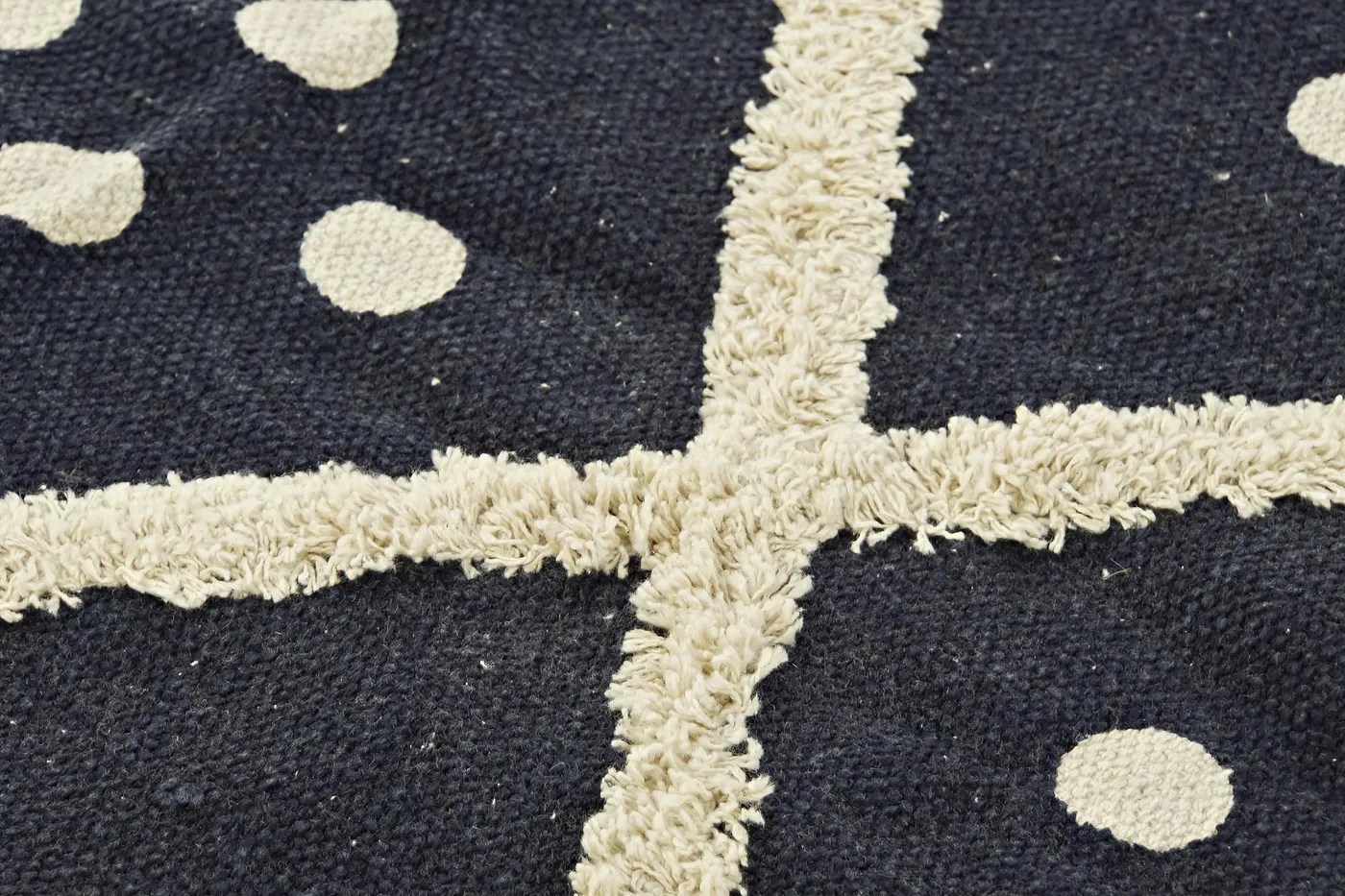 Embroidered cotton rug — Photo 2
