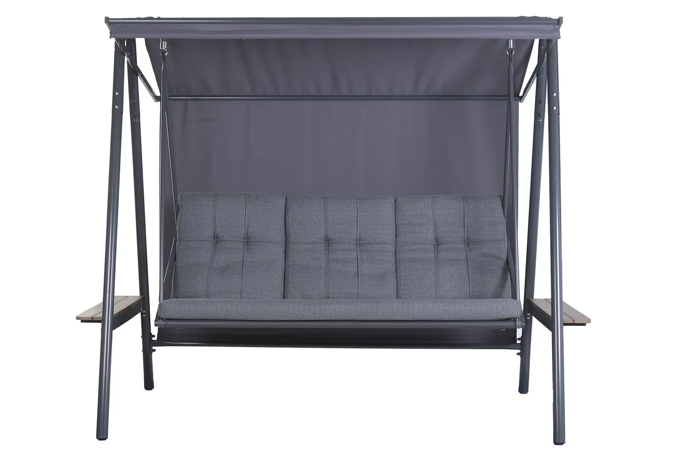 Steel bench swing