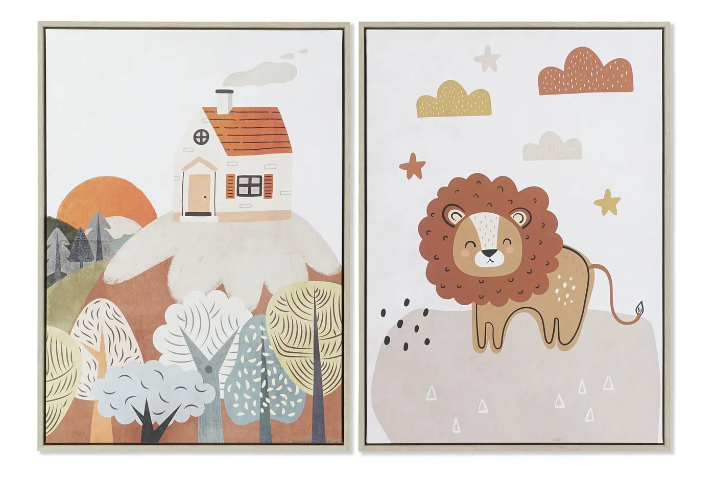 Tableau toile pour enfant en polystyrène (2 modèles)