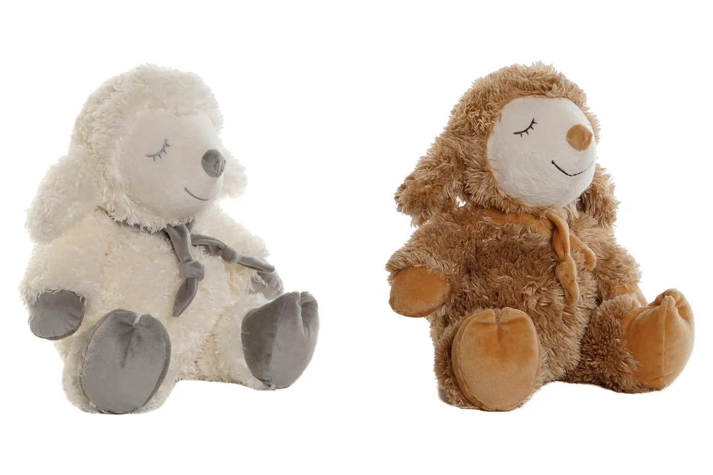 Schaap knuffel van polyester (2 modellen)