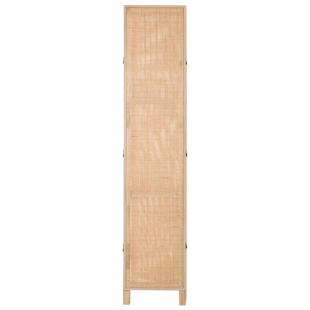 MDF cane webbing room divider – brown — Photo 3