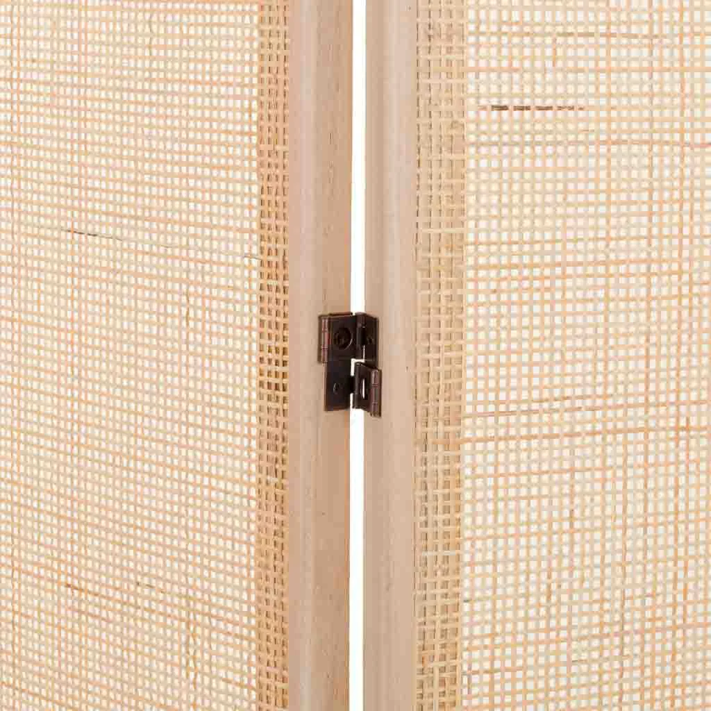 MDF cane webbing room divider – brown — Photo 4