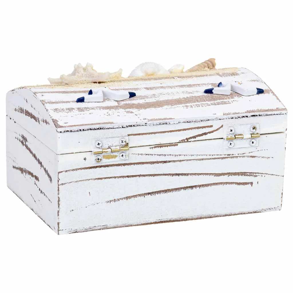 Shells wood box – white — Photo 4