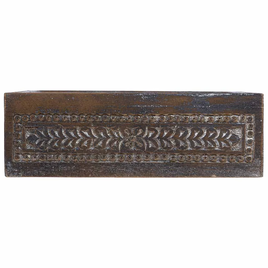 Aged wood box – brown — Photo 3