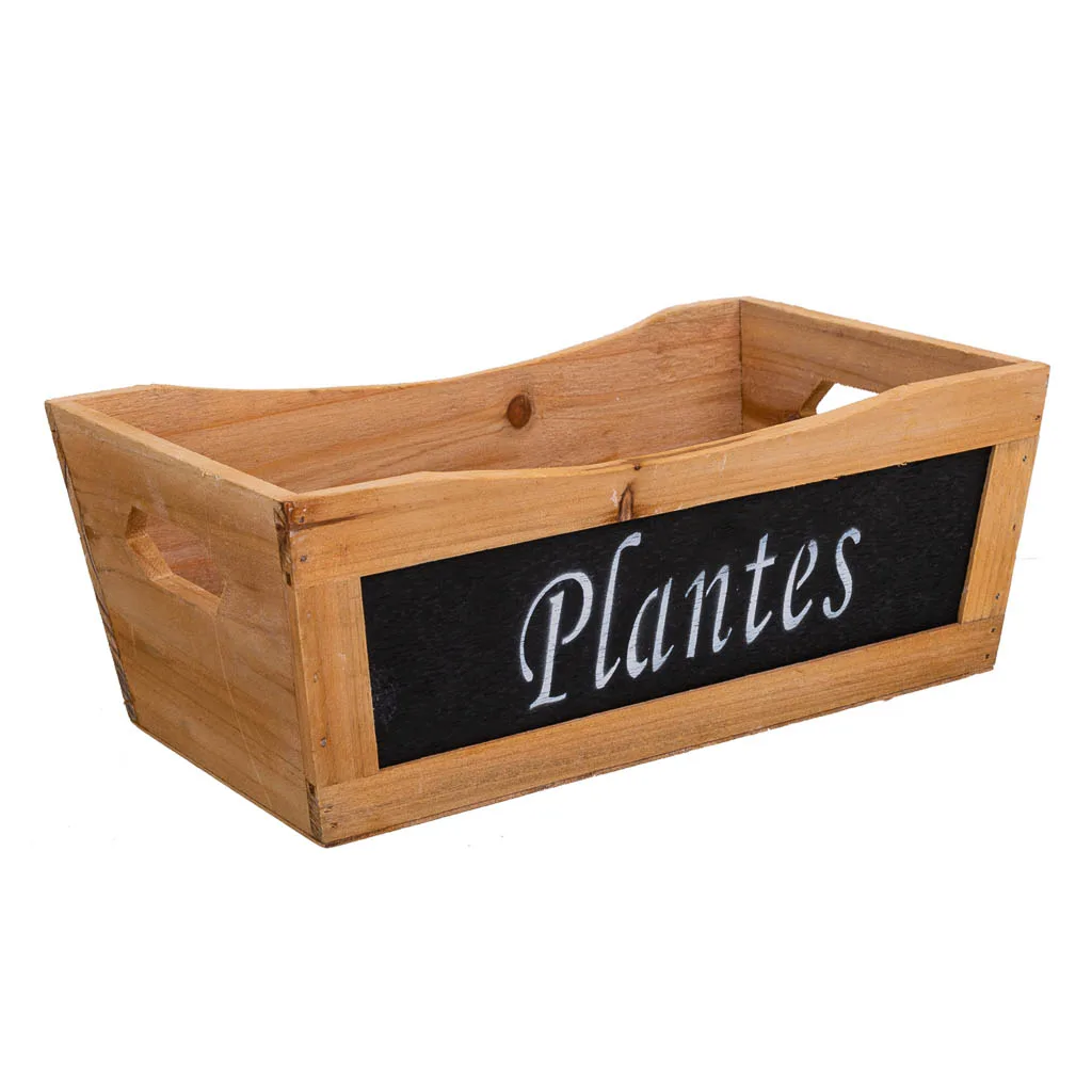 Set de 3 – caja de madera marrón — Foto 2