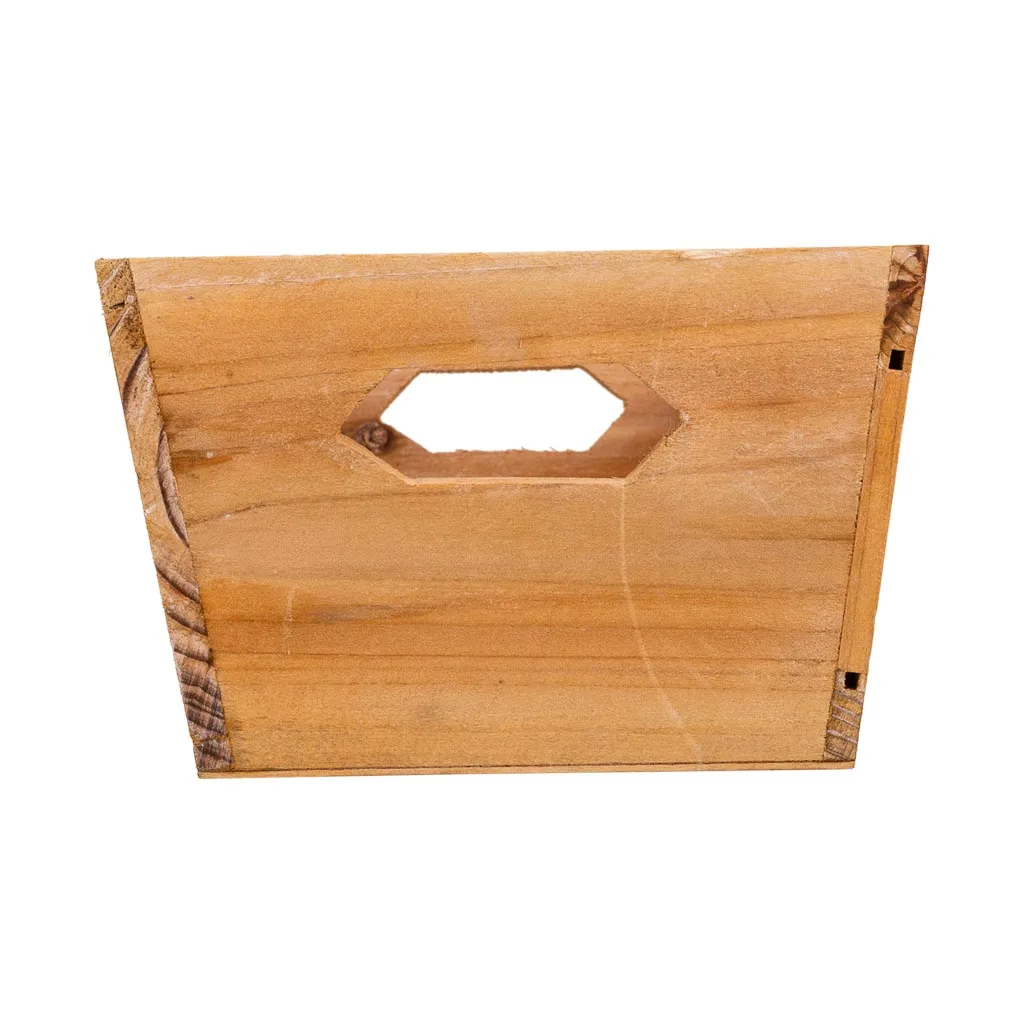 Set de 3 – caja de madera marrón — Foto 4