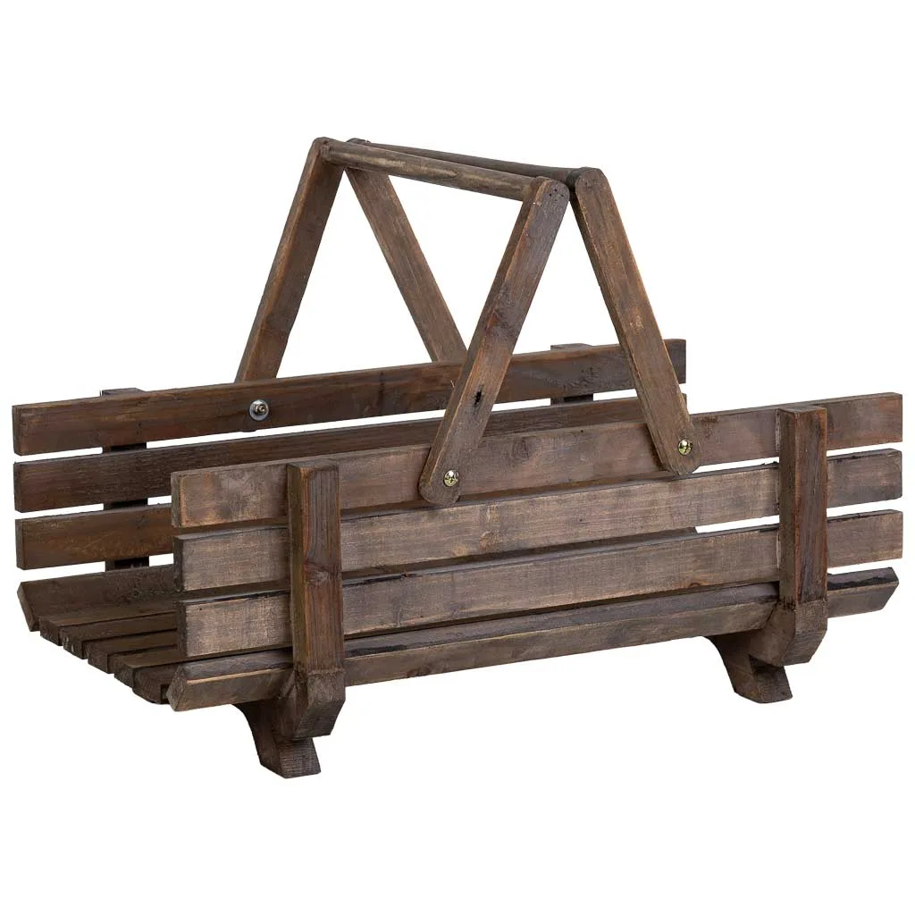 Cesta abatible con asas de madera — Foto 4