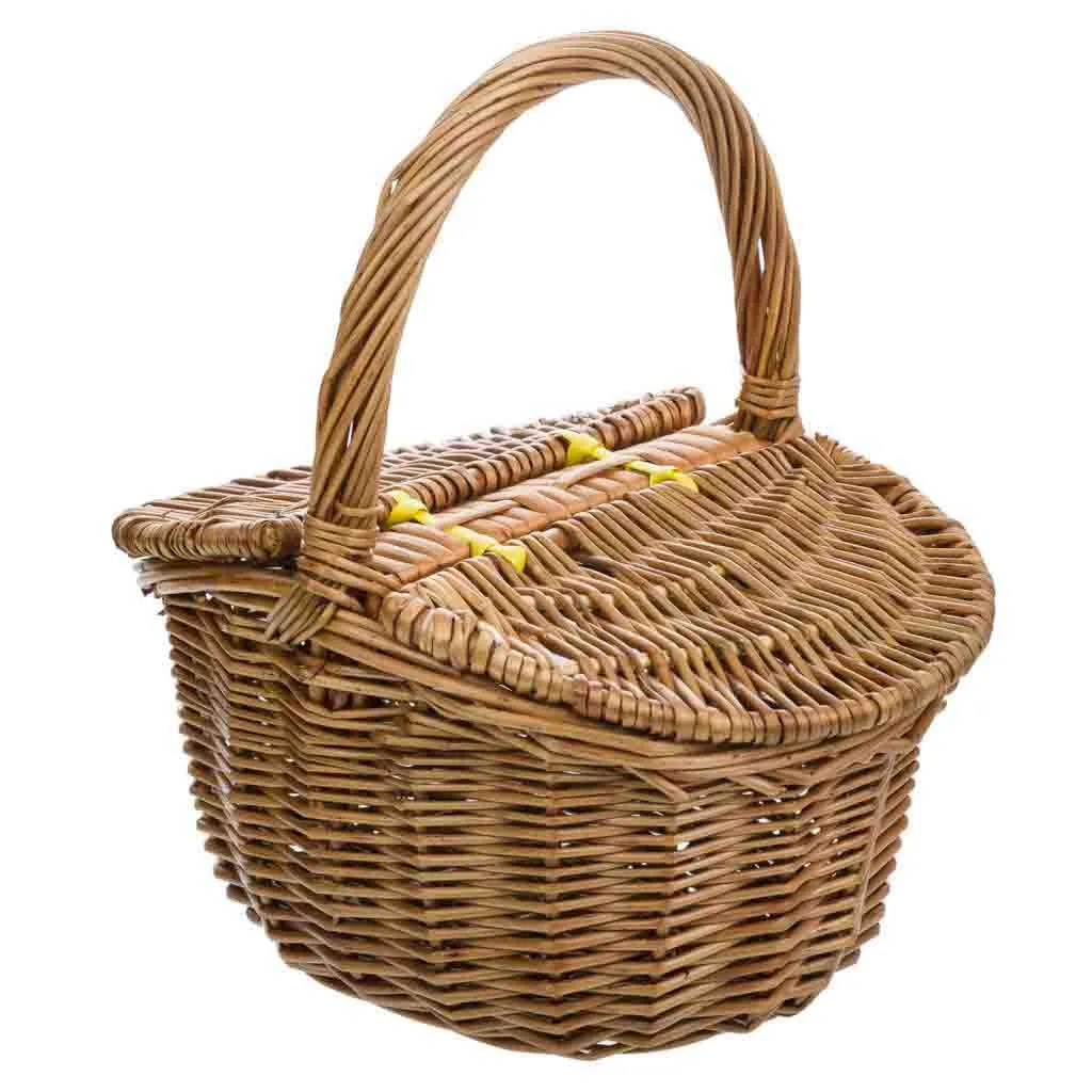 Panier à couvercle en osier — Photo 2