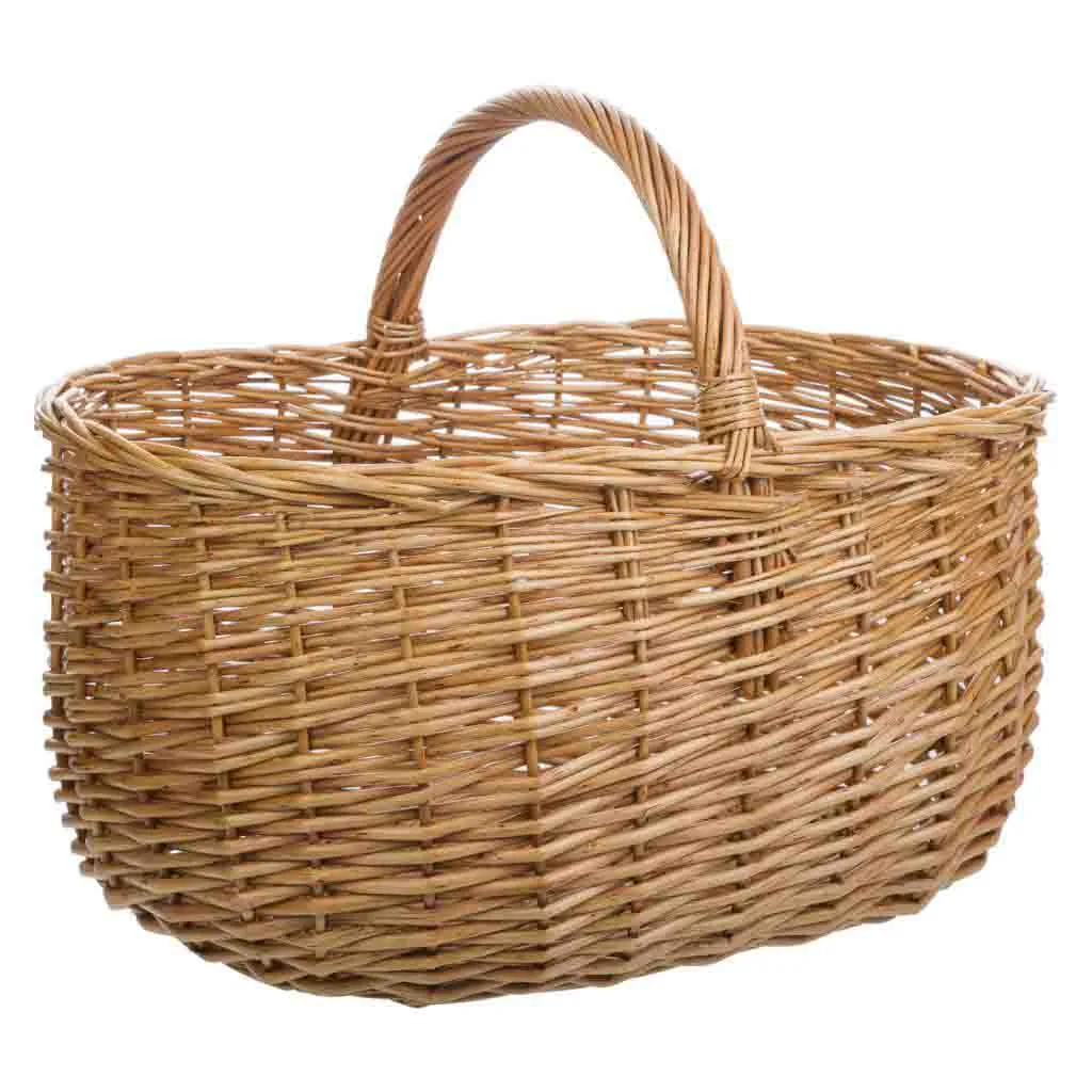 Wicker basket – brown — Photo 1