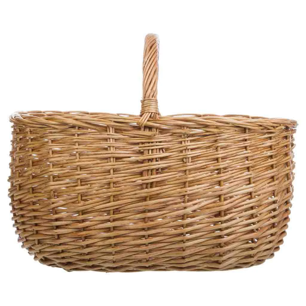 Wicker basket – brown — Photo 2