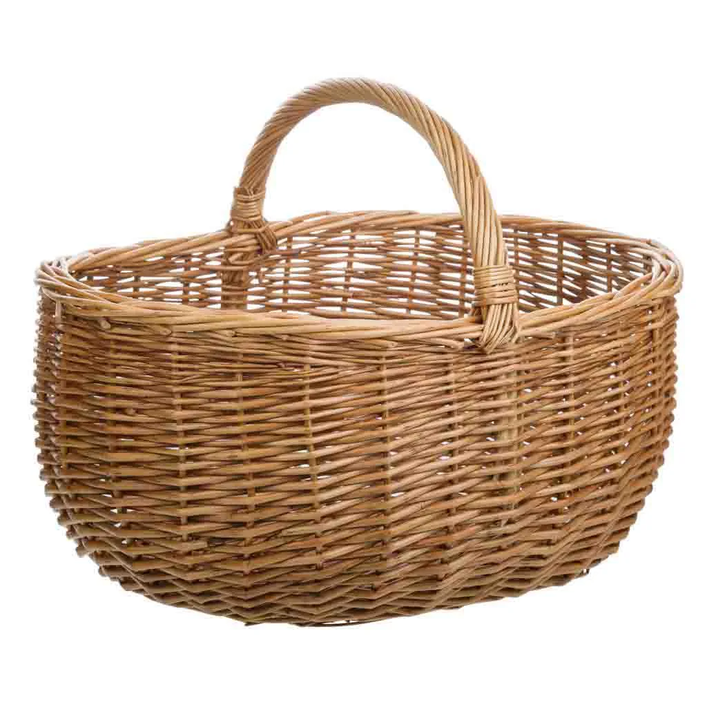 Wicker basket – brown — Photo 1