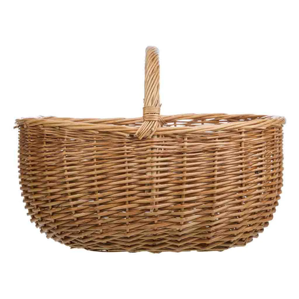 Wicker basket – brown — Photo 2
