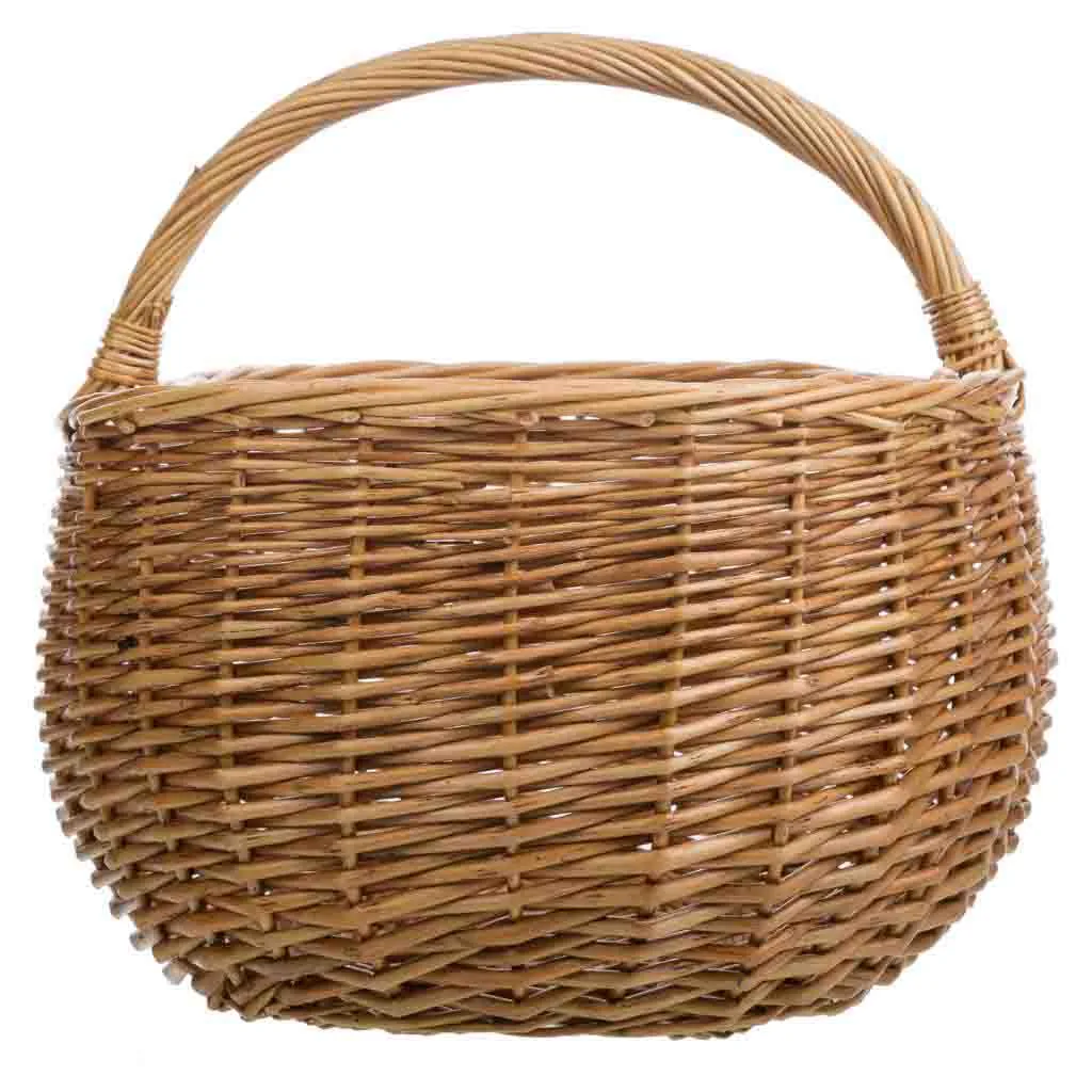 Wicker basket – brown — Photo 3