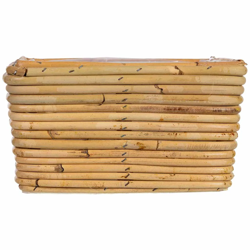 Cesto rectangular de bambú — Foto 2