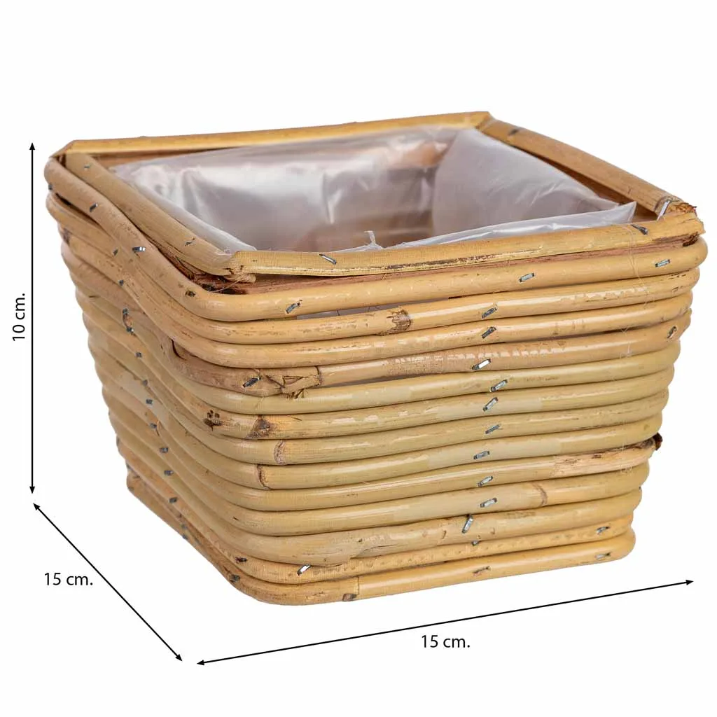 Square bamboo basket — Photo 3