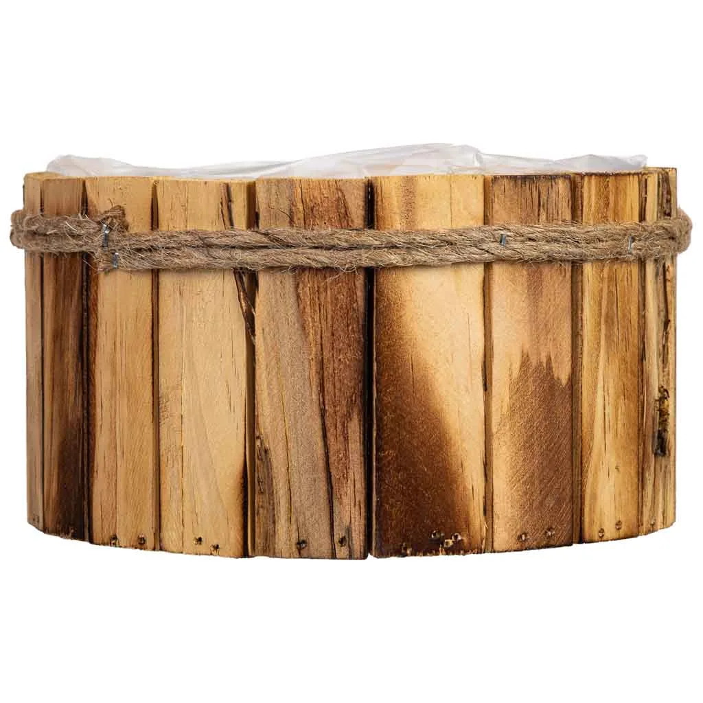 Round wood basket — Photo 2