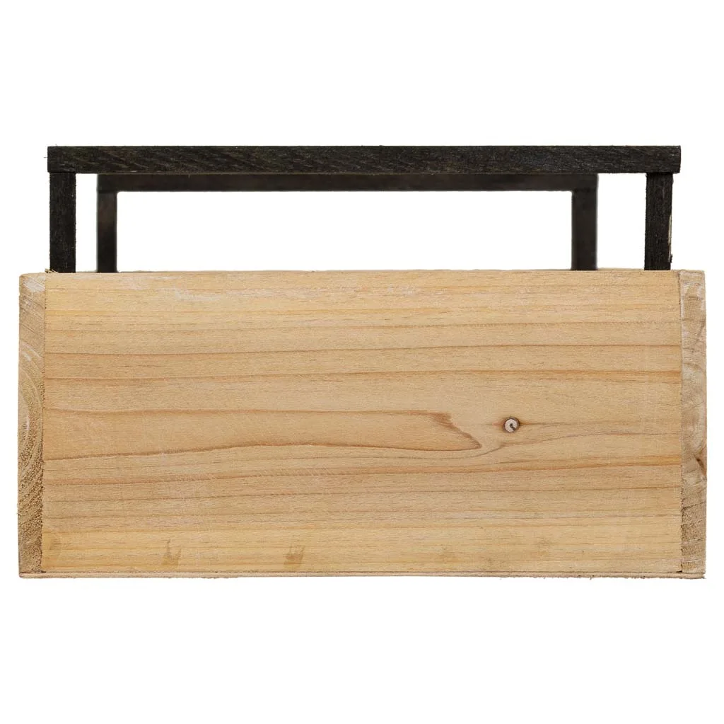 Cesto de madera marrón — Foto 3