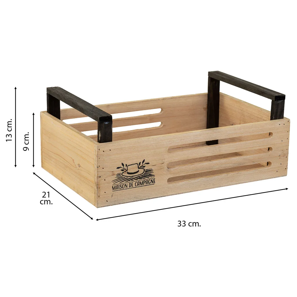 Cesto de madera marrón — Foto 4