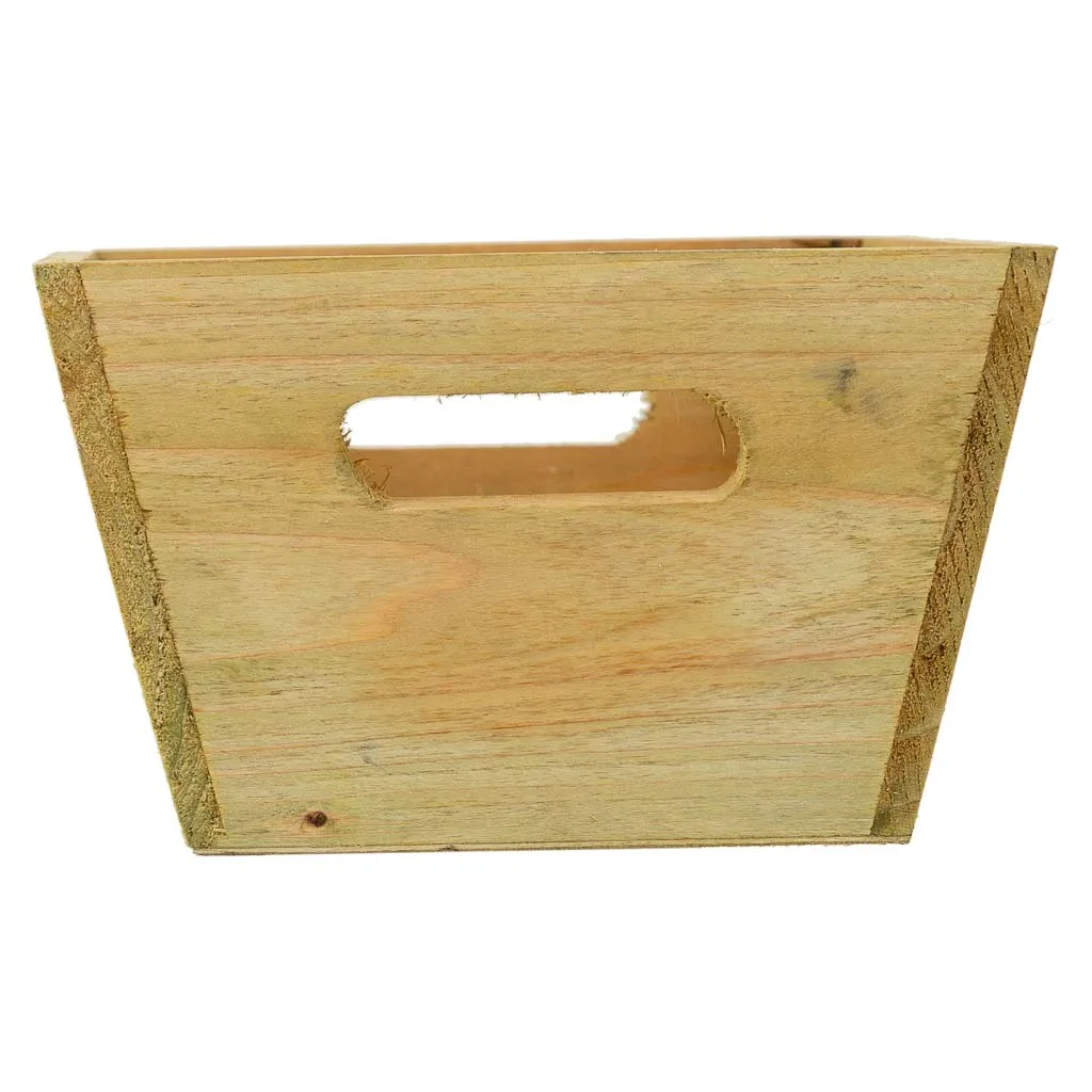 Wood basket – brown — Photo 3