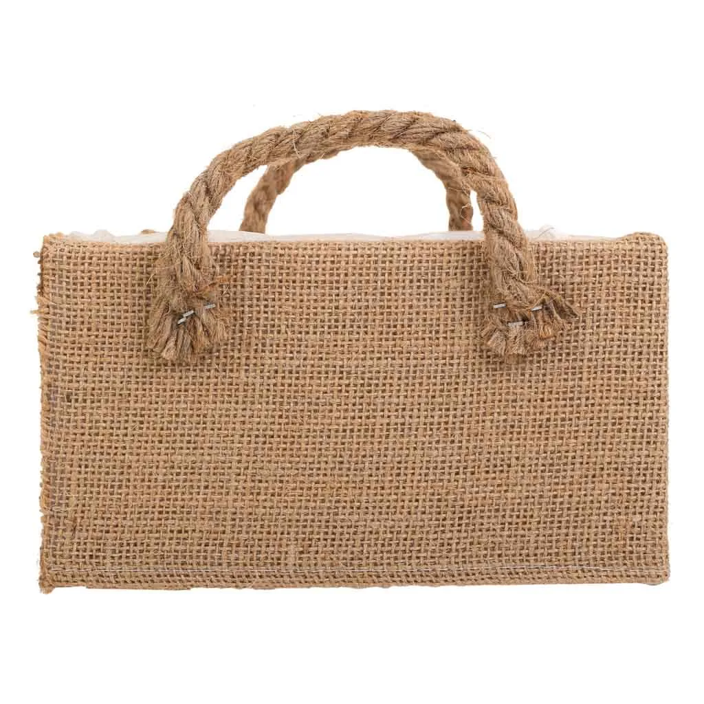 Thread fabric basket – brown — Photo 3