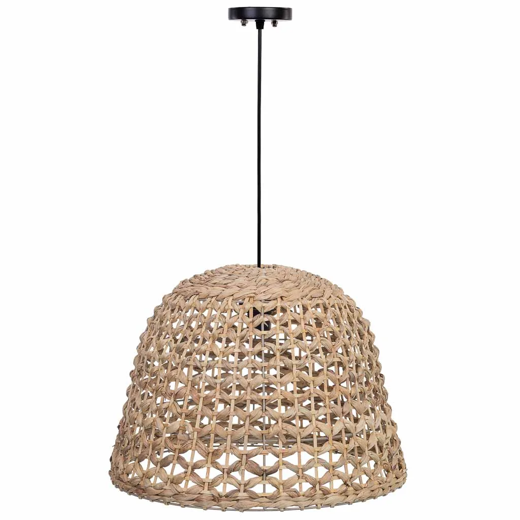 Hanglamp van natuurvezel naturel / bruin — Foto 2