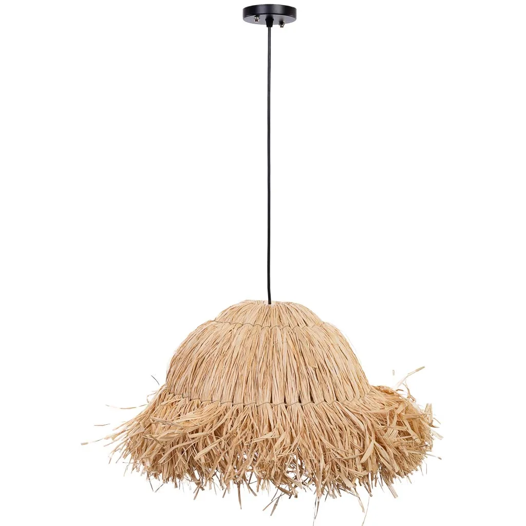 Raffia pendant light — Photo 2