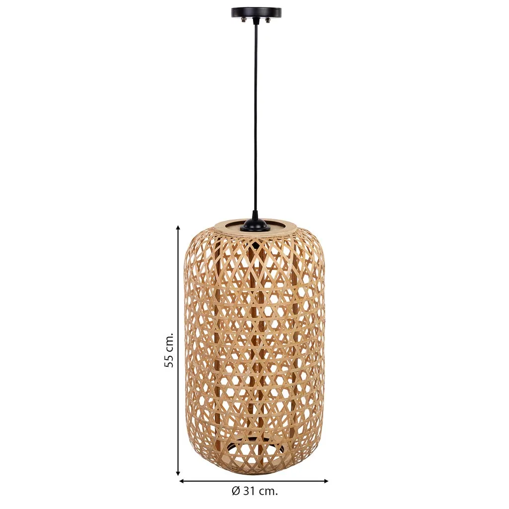 Hanglamp van bamboe — Foto 3