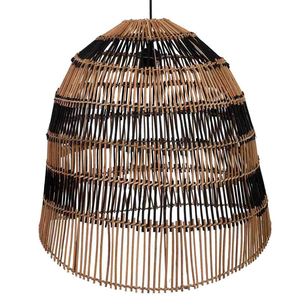 Rattan pendant light – brown — Photo 4