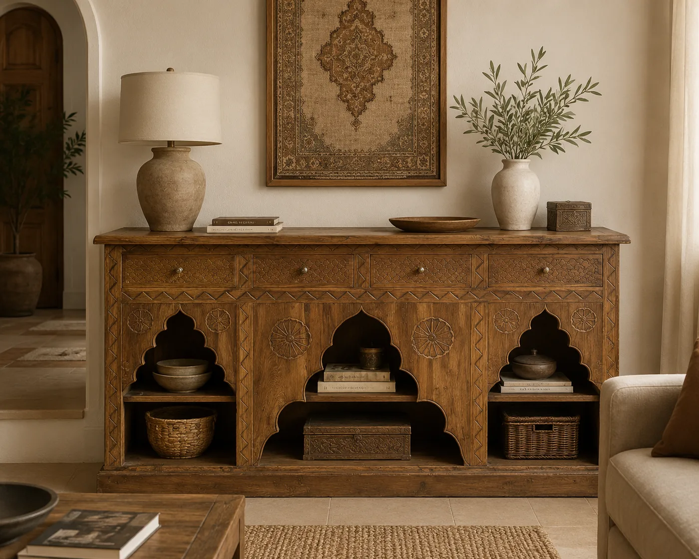 Handmade wood sideboard — Photo 2
