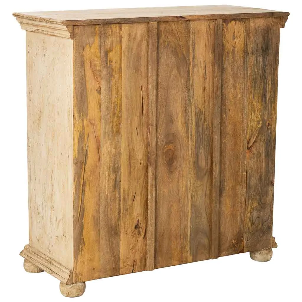 Handmade wood sideboard with doors – white — Photo 4