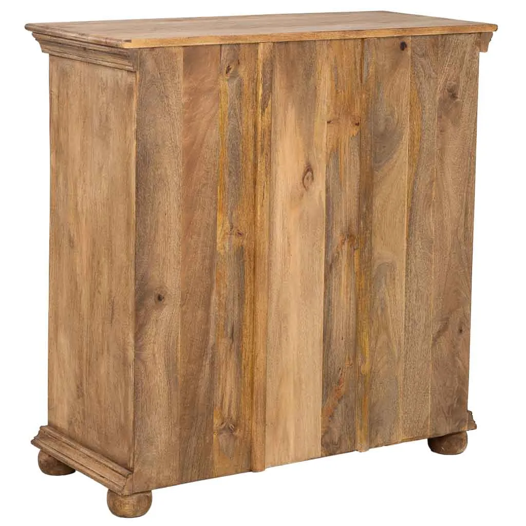 Handgemaakt dressoir van hout bruin — Foto 4