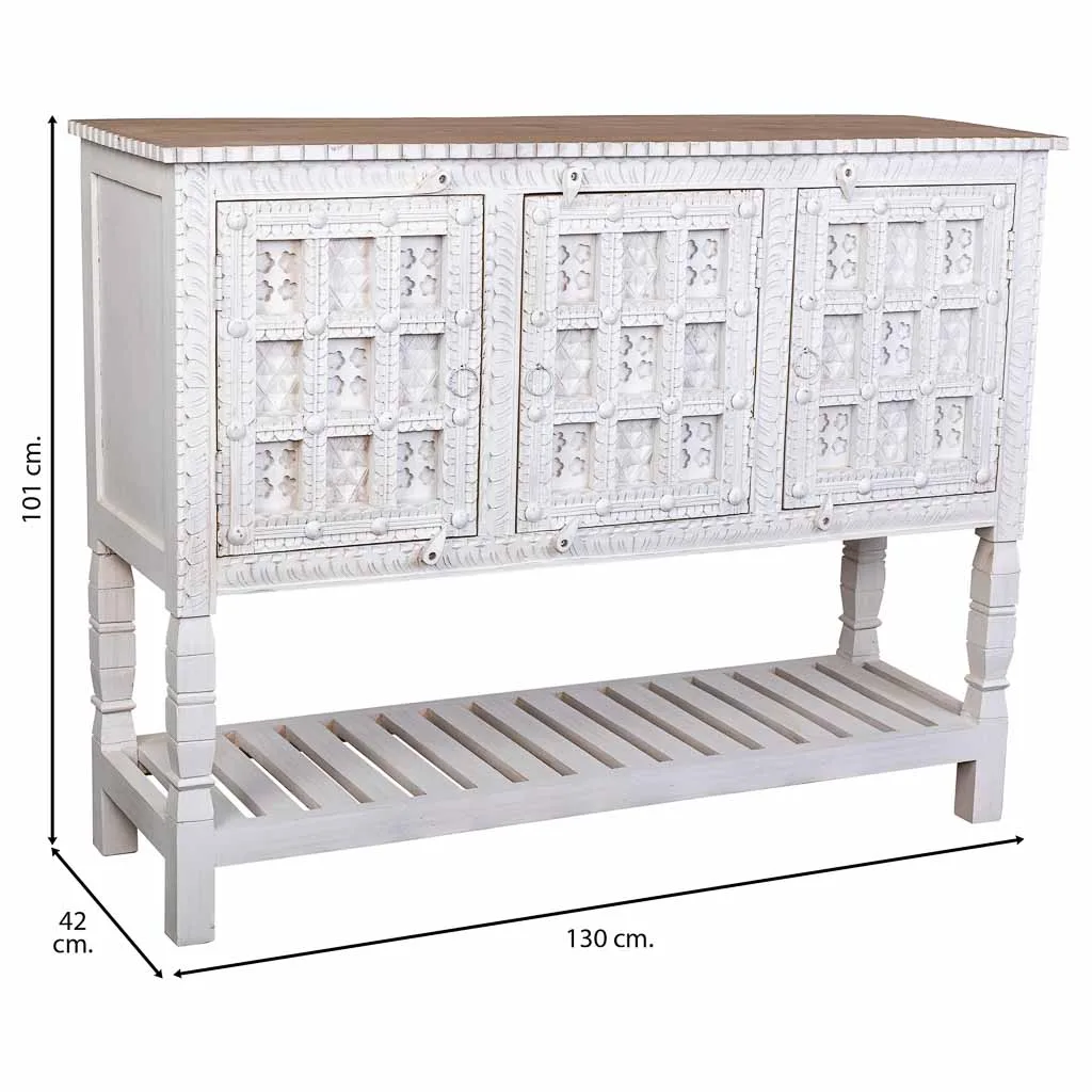 Dressoir van hout wit — Foto 4