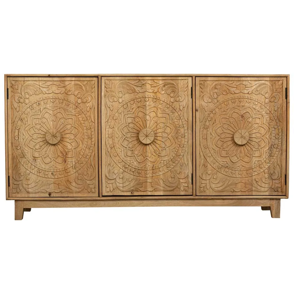 Wood sideboard – brown — Photo 4