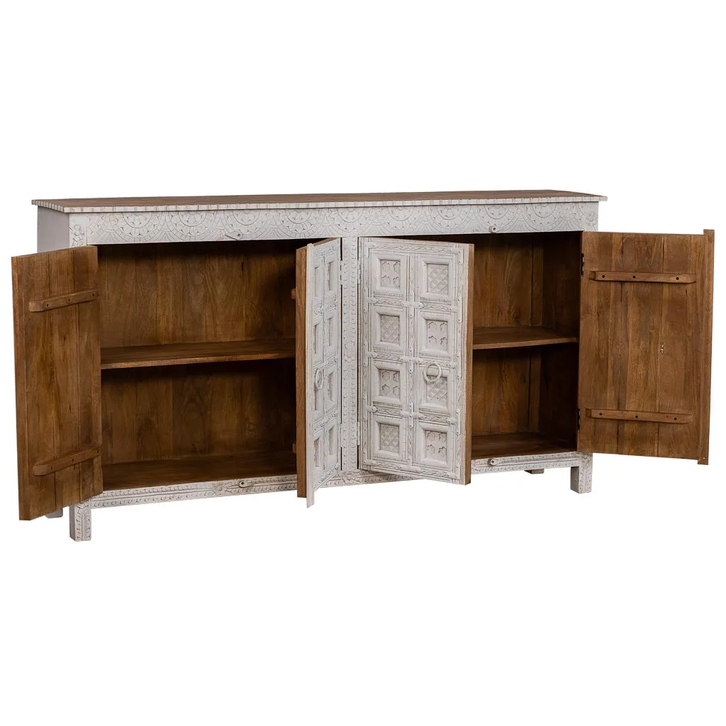 Dressoir van hout wit — Foto 3