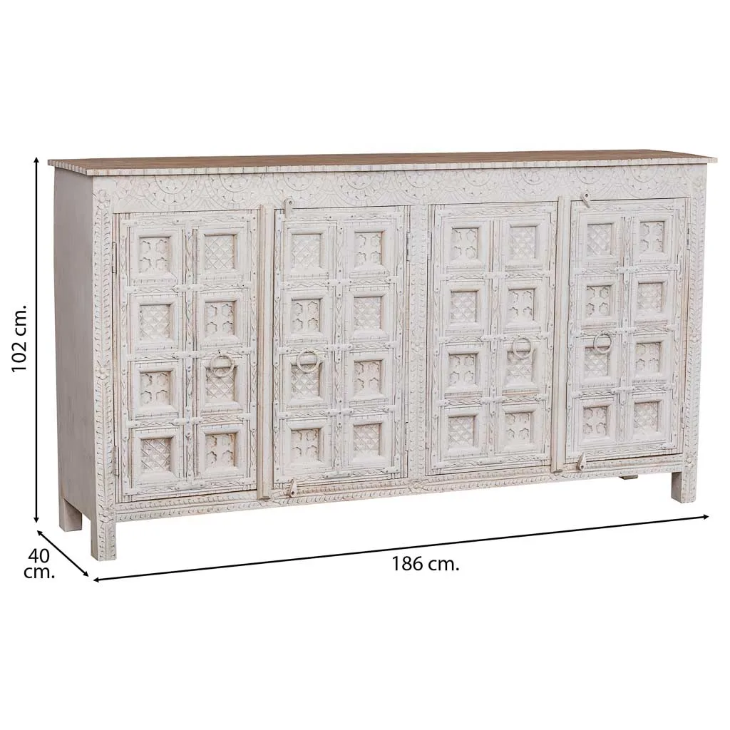 Dressoir van hout wit — Foto 4