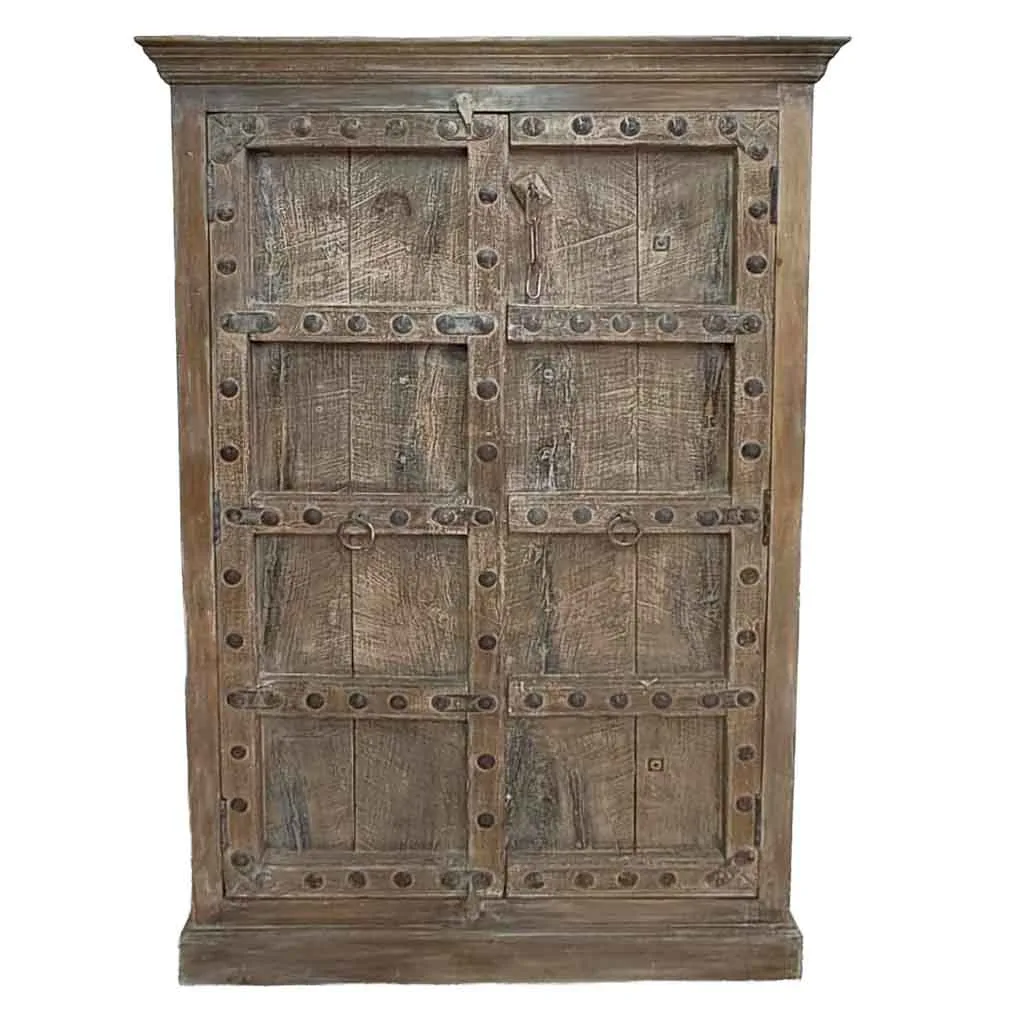 Handmade wood wardrobe – brown — Photo 2