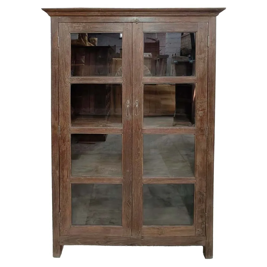 Vitrina artesanal de madera marrón — Foto 2