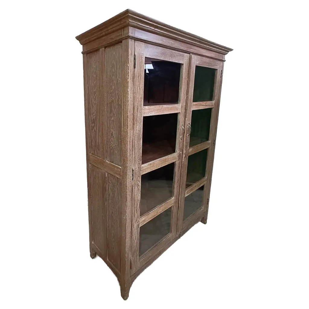 Vitrina artesanal de madera marrón — Foto 1