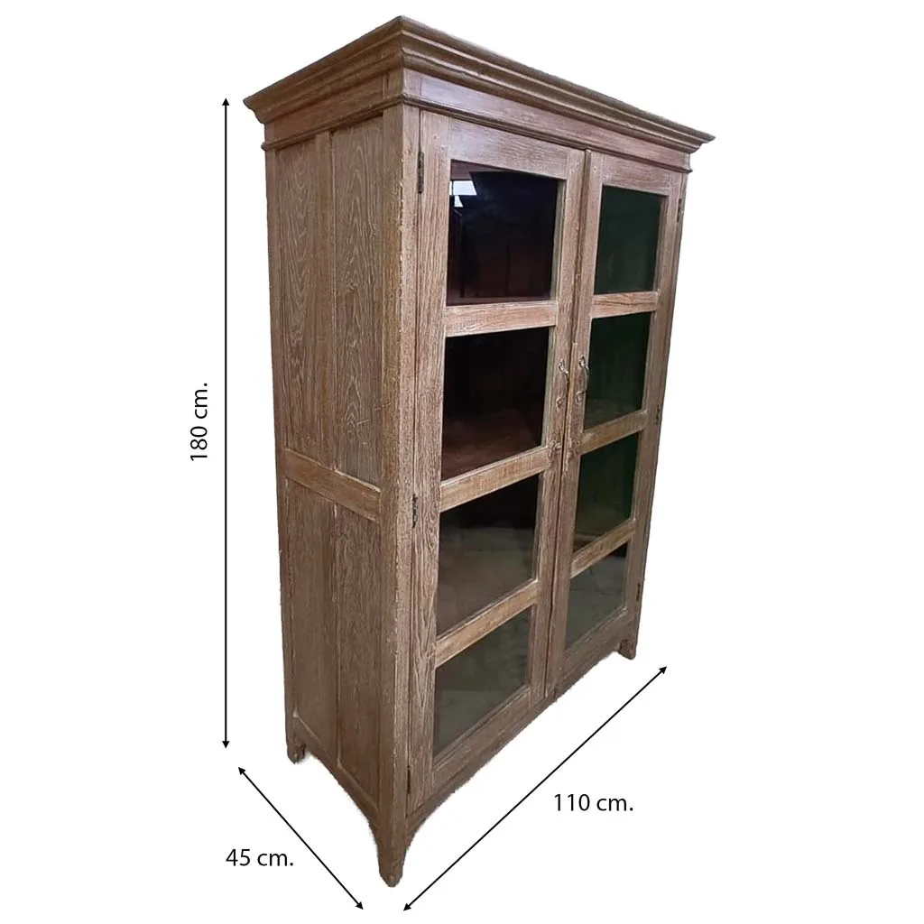 Vitrina artesanal de madera marrón — Foto 4