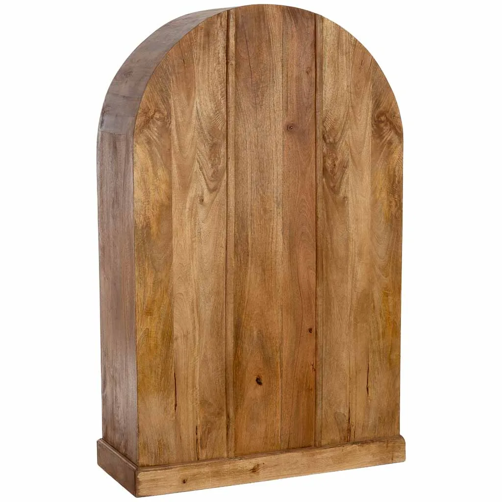 Vitrine artisanale en bois blanche — Photo 4