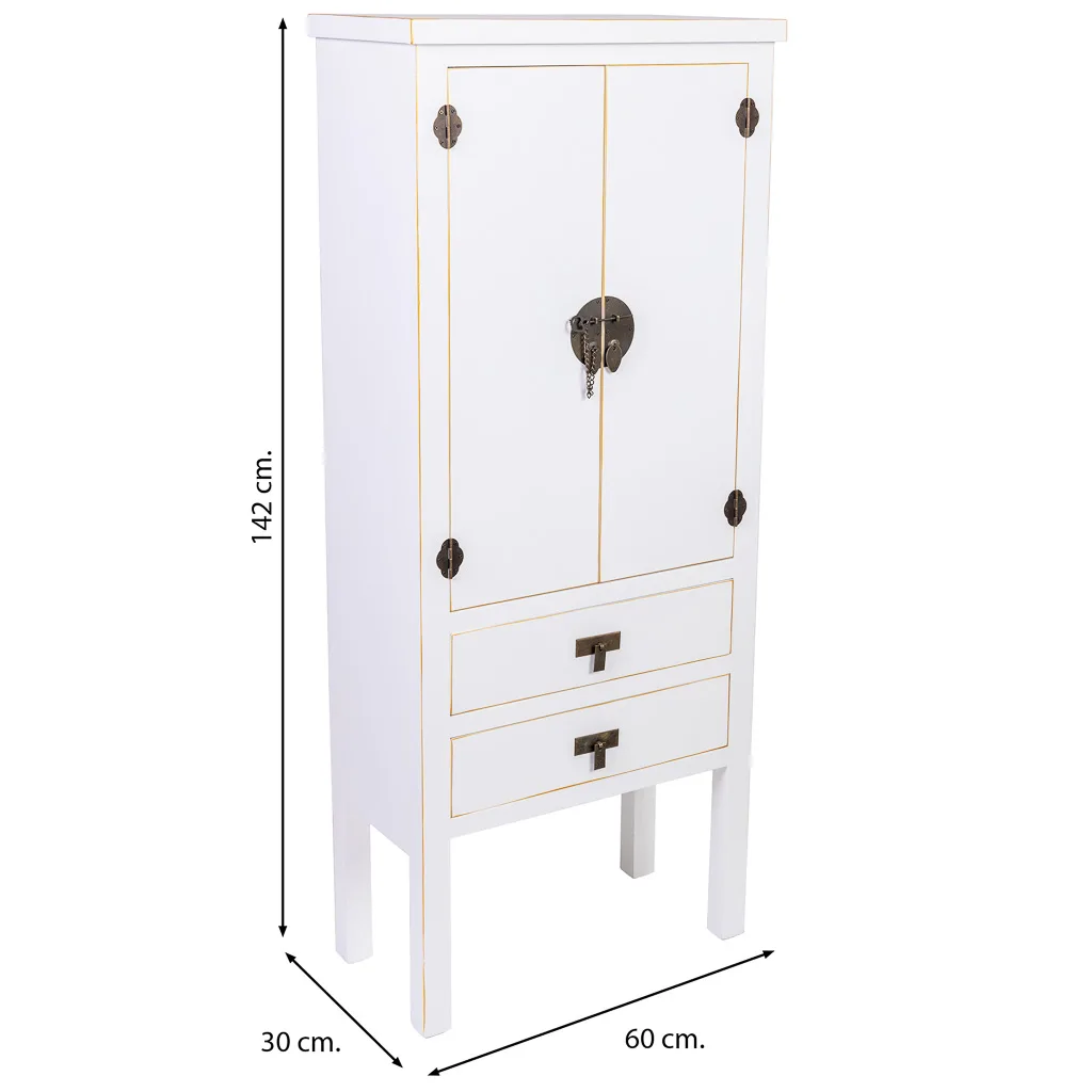 Armario con cajones con puertas de madera — Foto 3