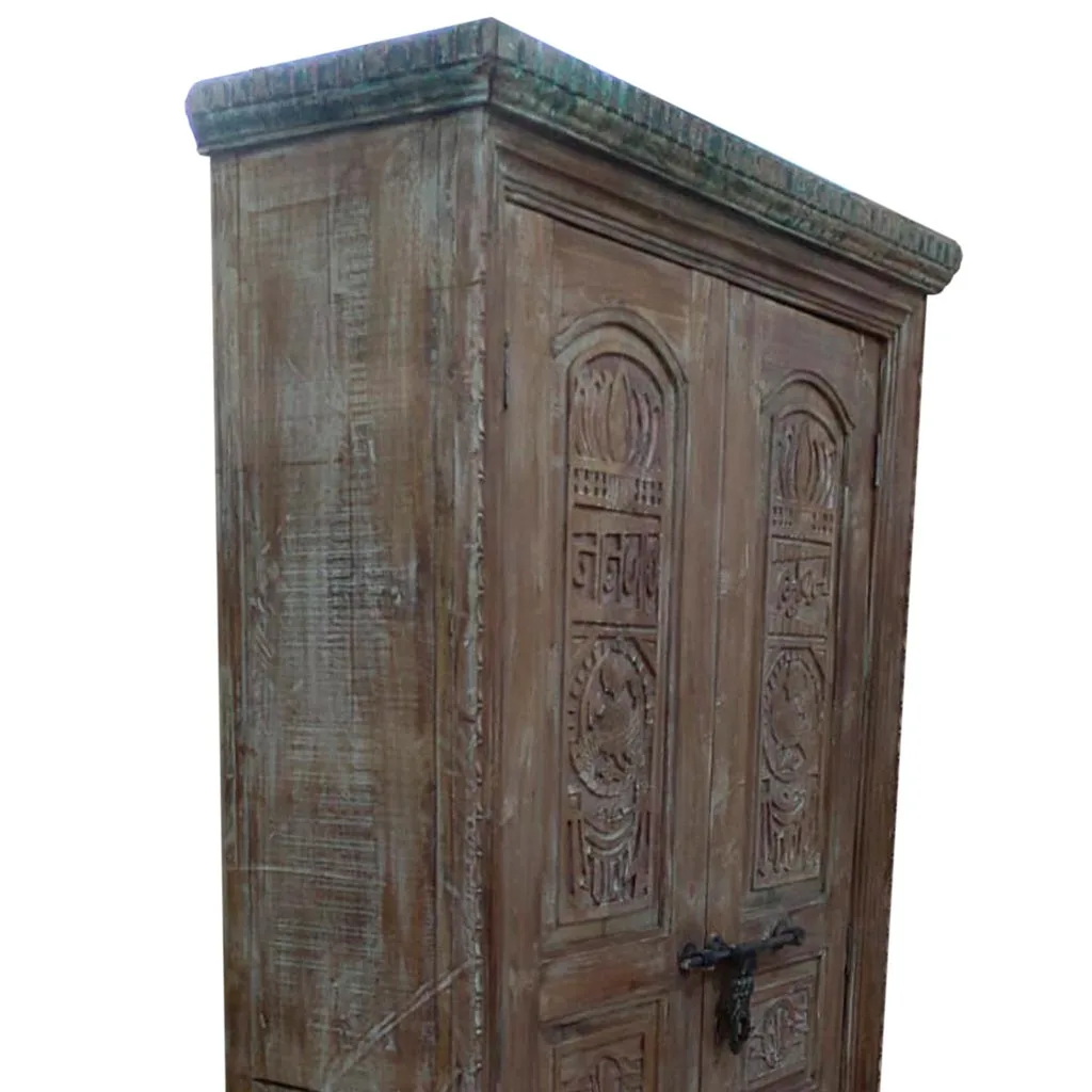 Wood wardrobe – brown — Photo 4