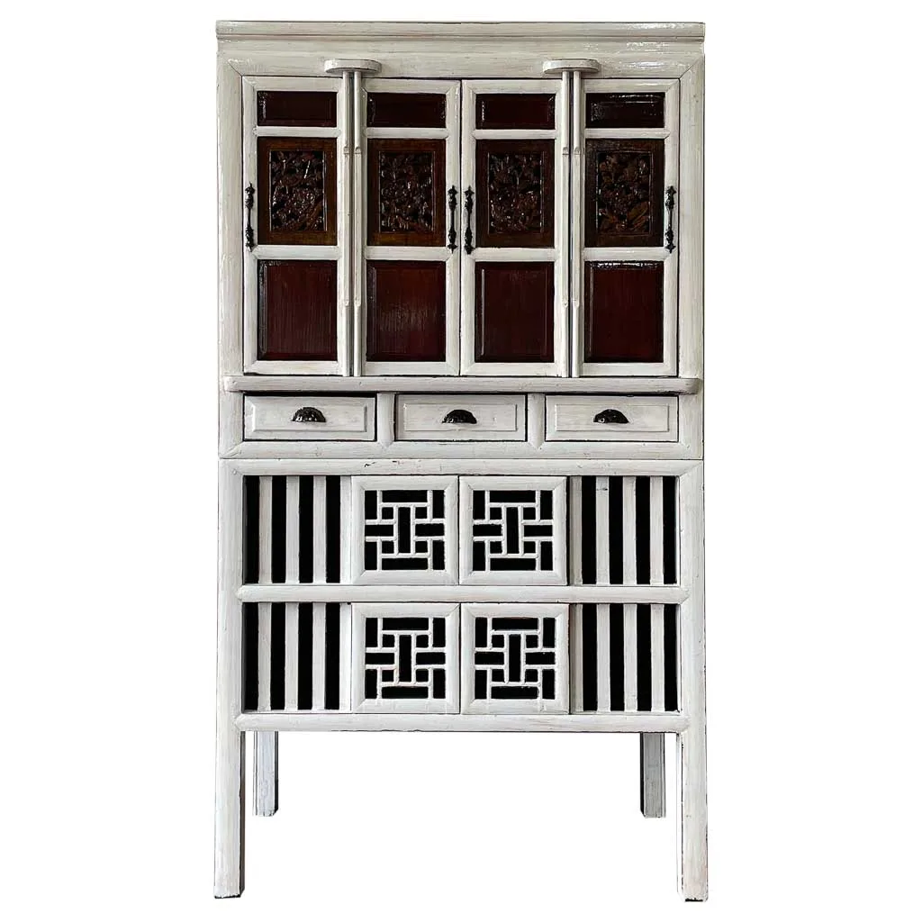 Kast van hout wit — Foto 2